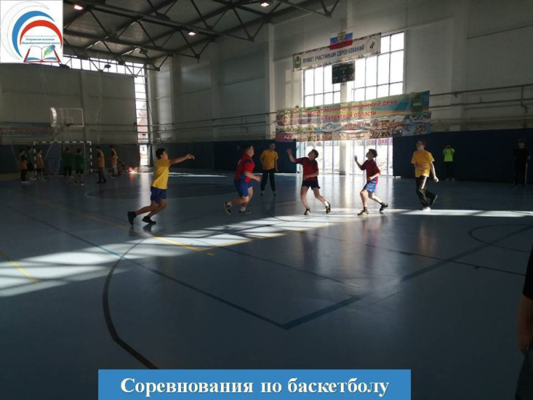 Школьная спортивная лига: районные соревнования по баскетболу.