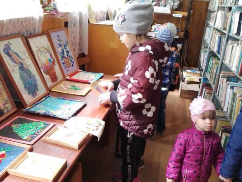Дошкольники посетили сельскую библиотеку.